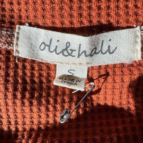 Oli & Hali Washed Colorblock Pullover - Picture 4 of 10